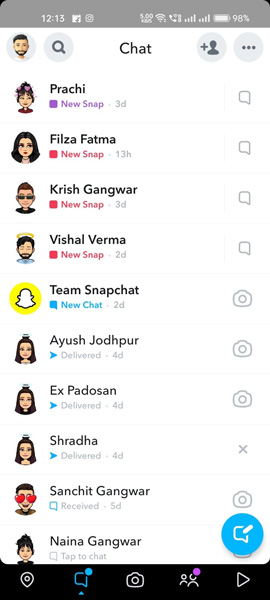 snapchat old version download