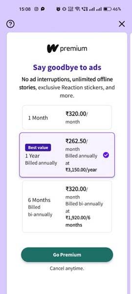 wattpad old version apk