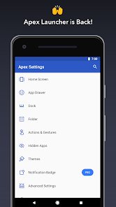 apex launcher apk 9.0 download