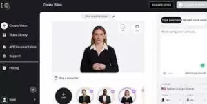 d-id digital human video generator